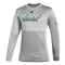 Miami Hurricanes adidas Chrome Team Crew Sweatshirt - Grey