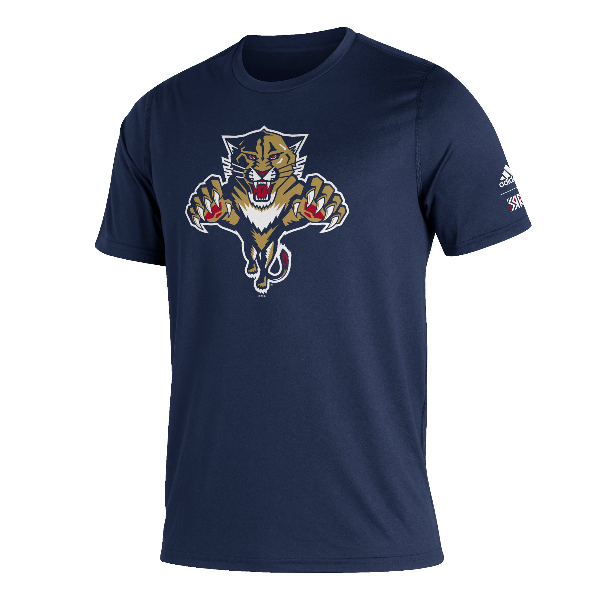 Florida Panthers Adidas Reverse Retro Creator SS T-Shirt - Navy