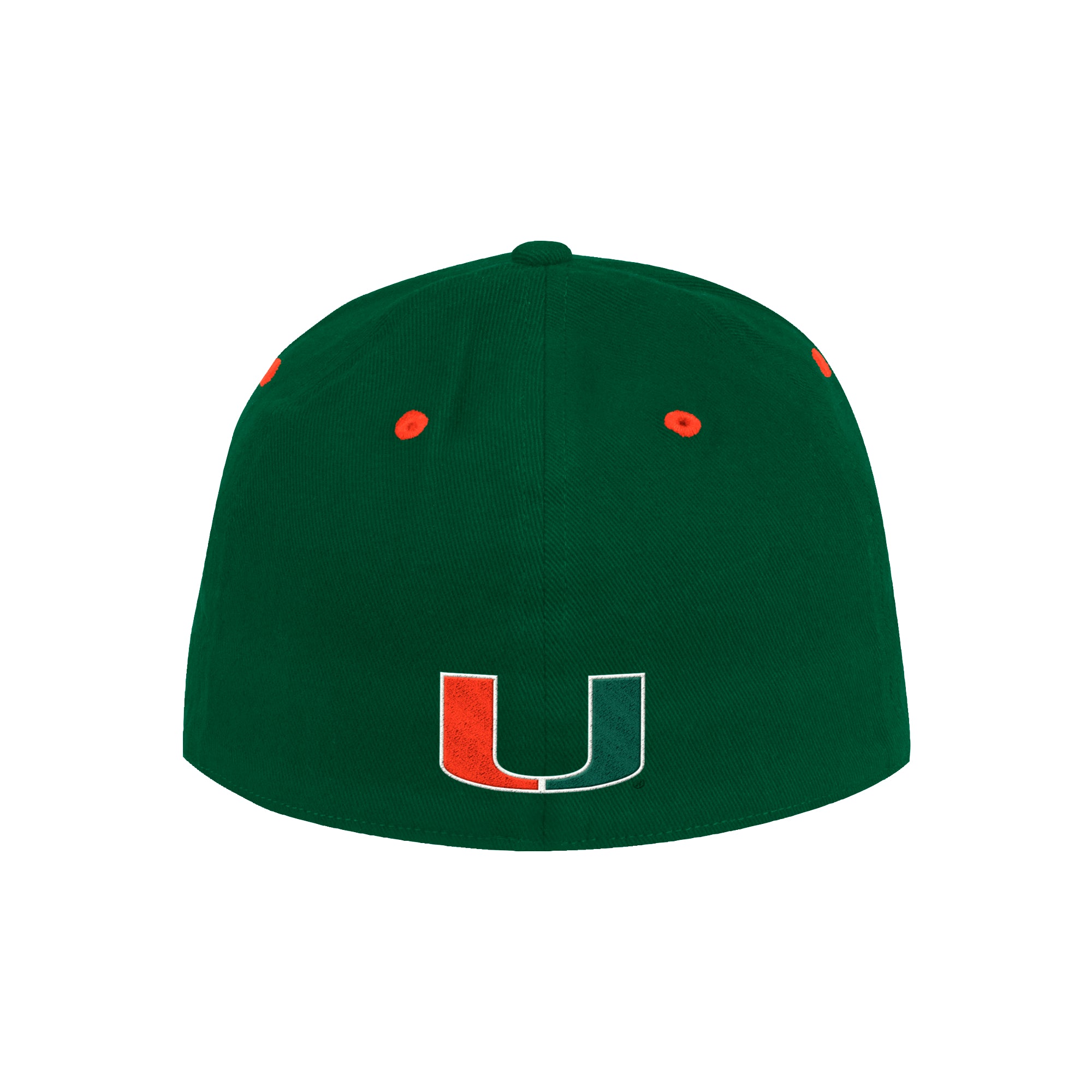 Miami Hurricanes adidas Local Coaches Structured Flex Hat - Green