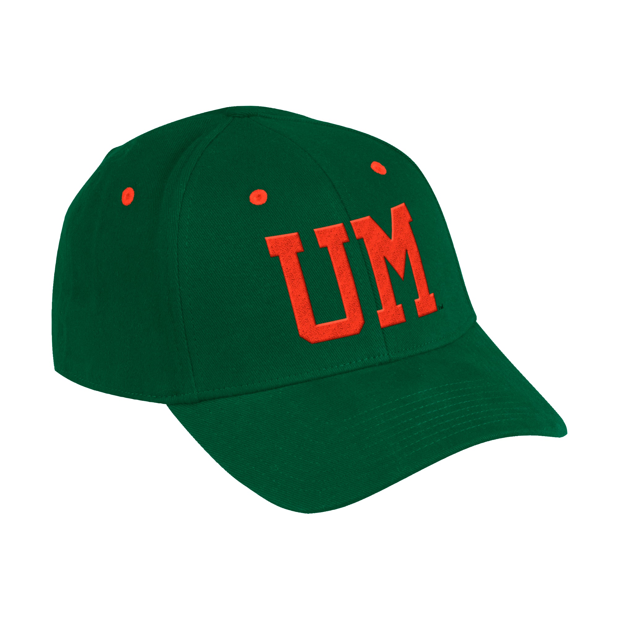 Miami Hurricanes adidas Local Coaches Structured Flex Hat - Green