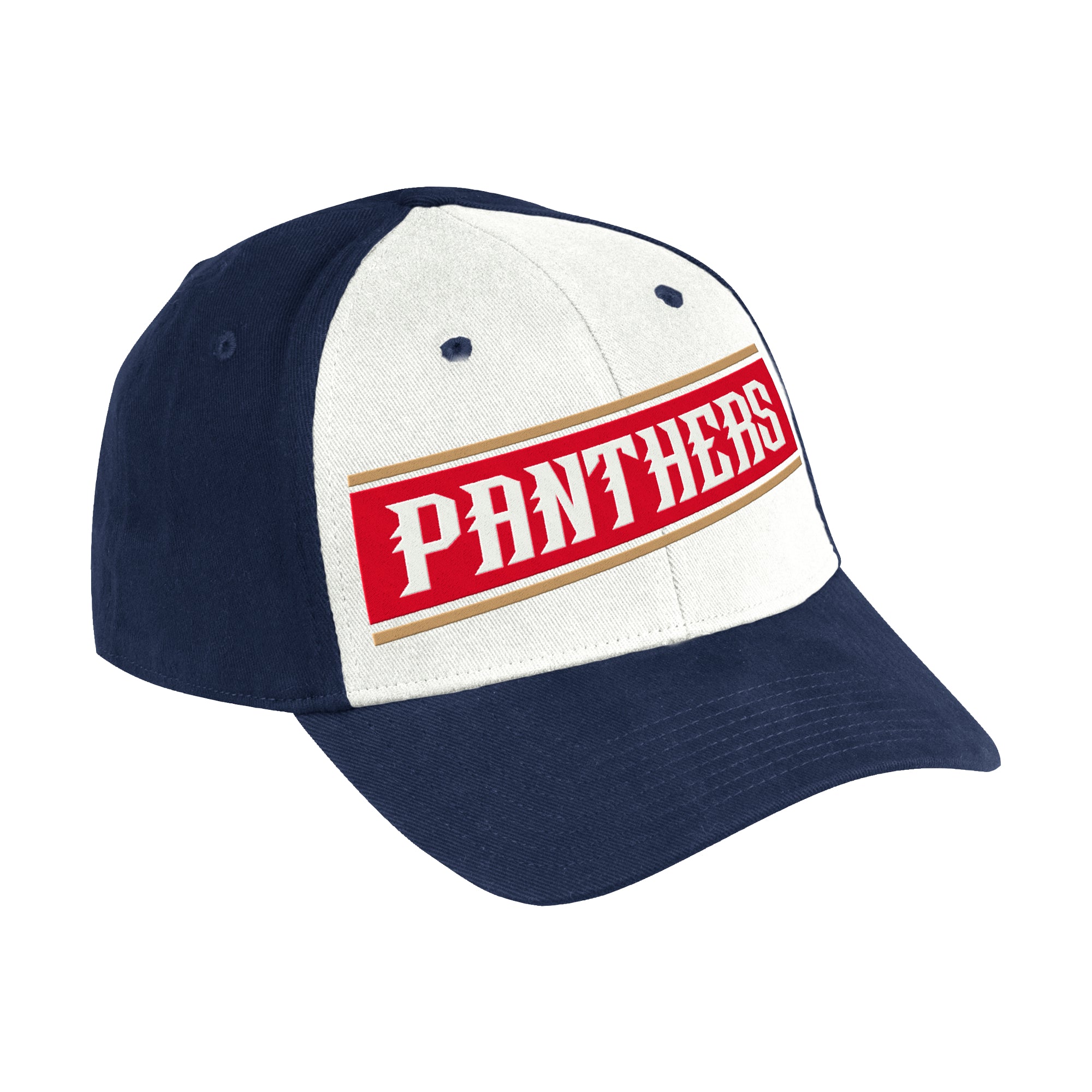 Florida Panthers Stretch Flex Fit Cap - White Navy