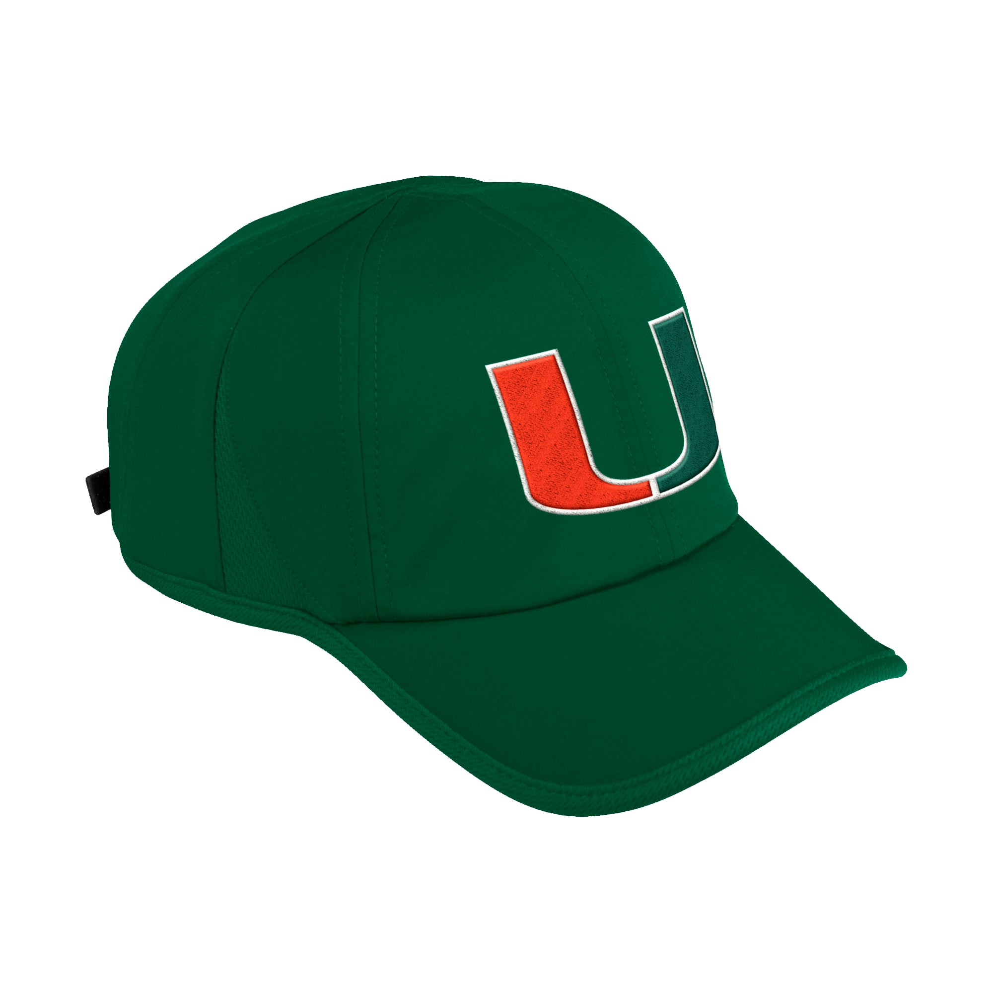 Miami Hurricanes adidas Superlite Adjustable Hat - Green