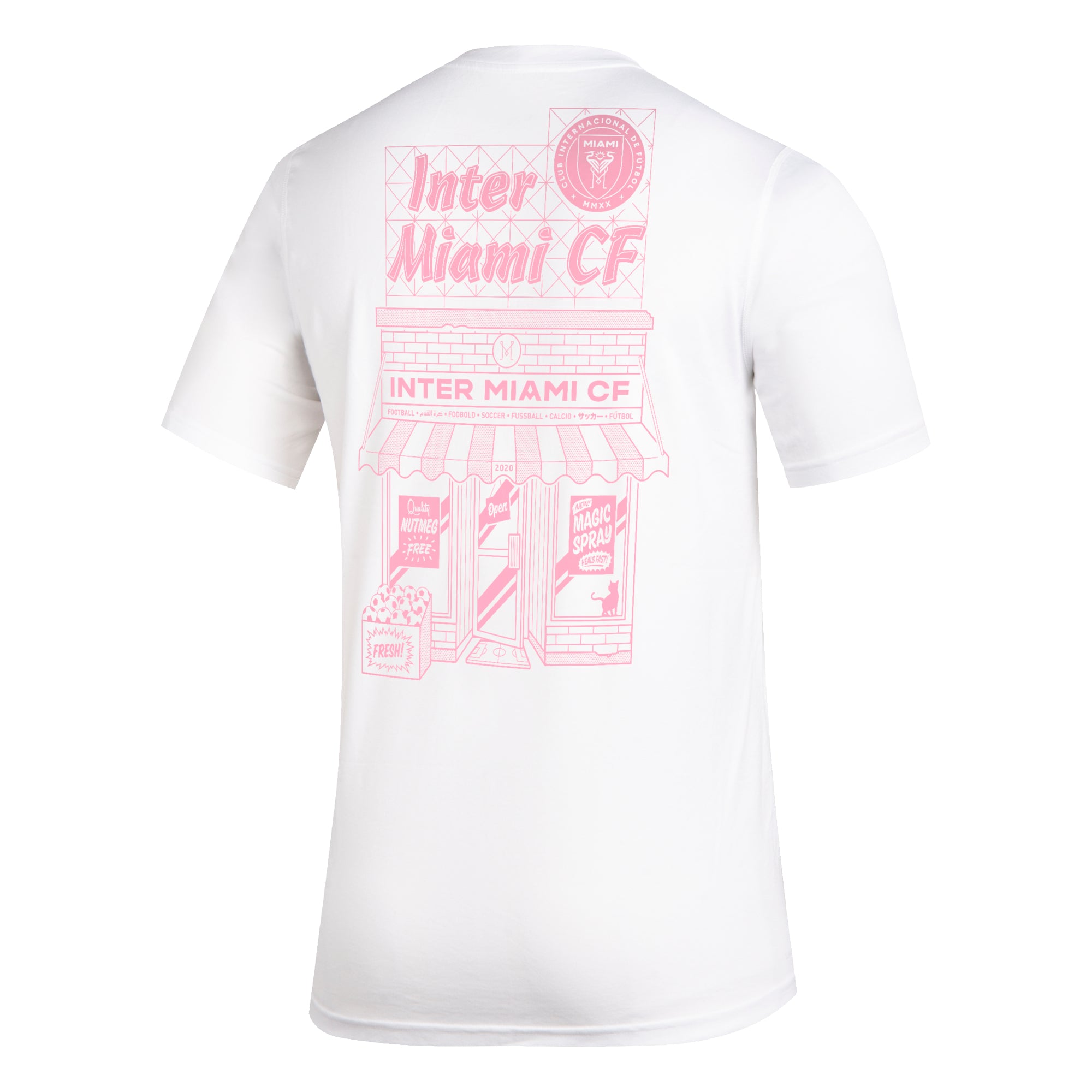 Inter Miami CF adidas Creator Storefront Design T-Shirt - White