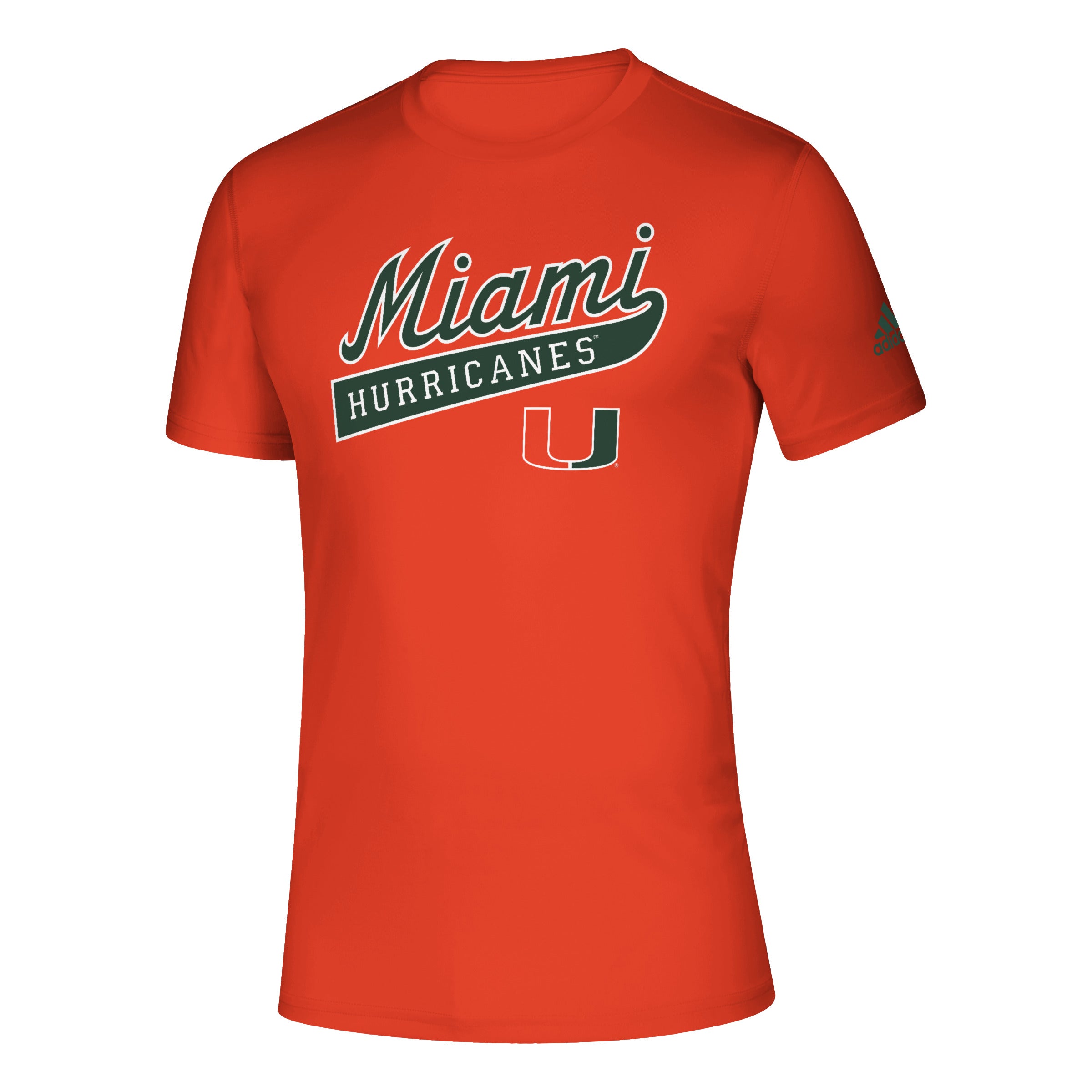 Miami Hurricanes adidas Miami Script Creator T-Shirt - Orange