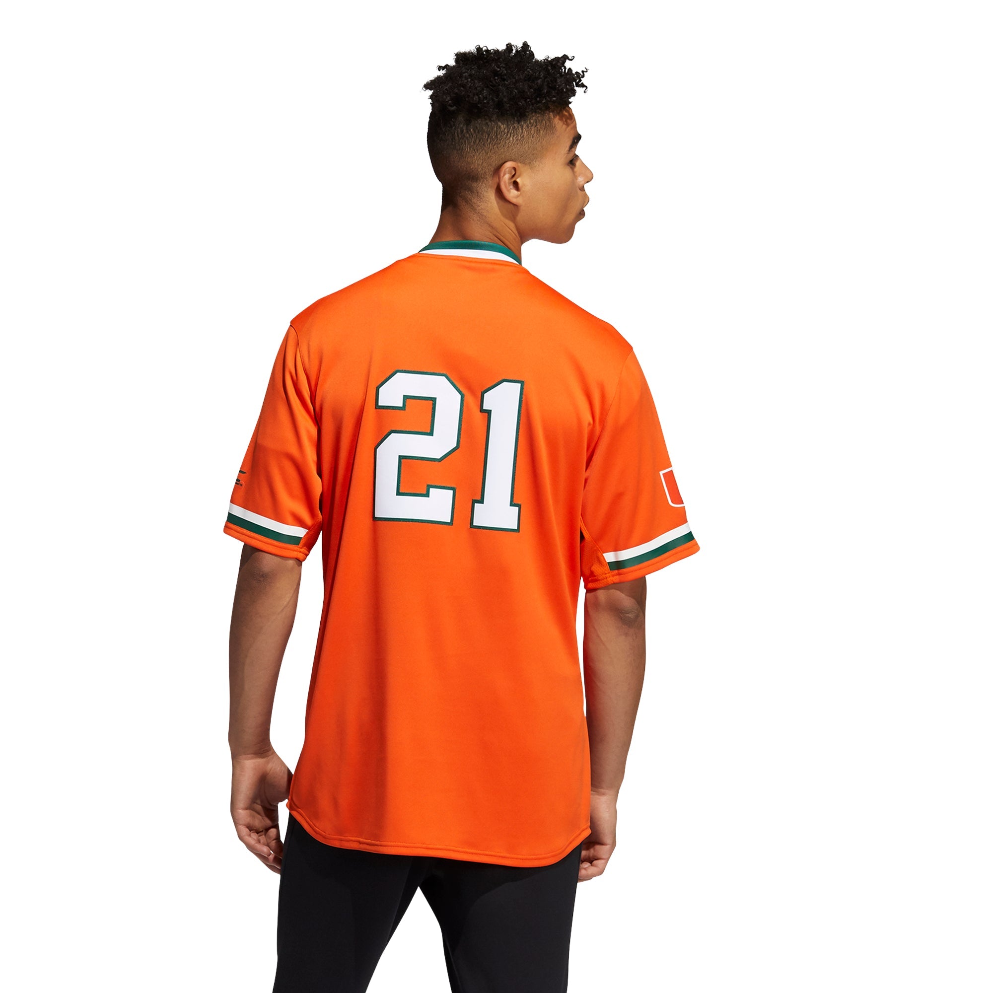 Men's Baseball Jersey - Orange M