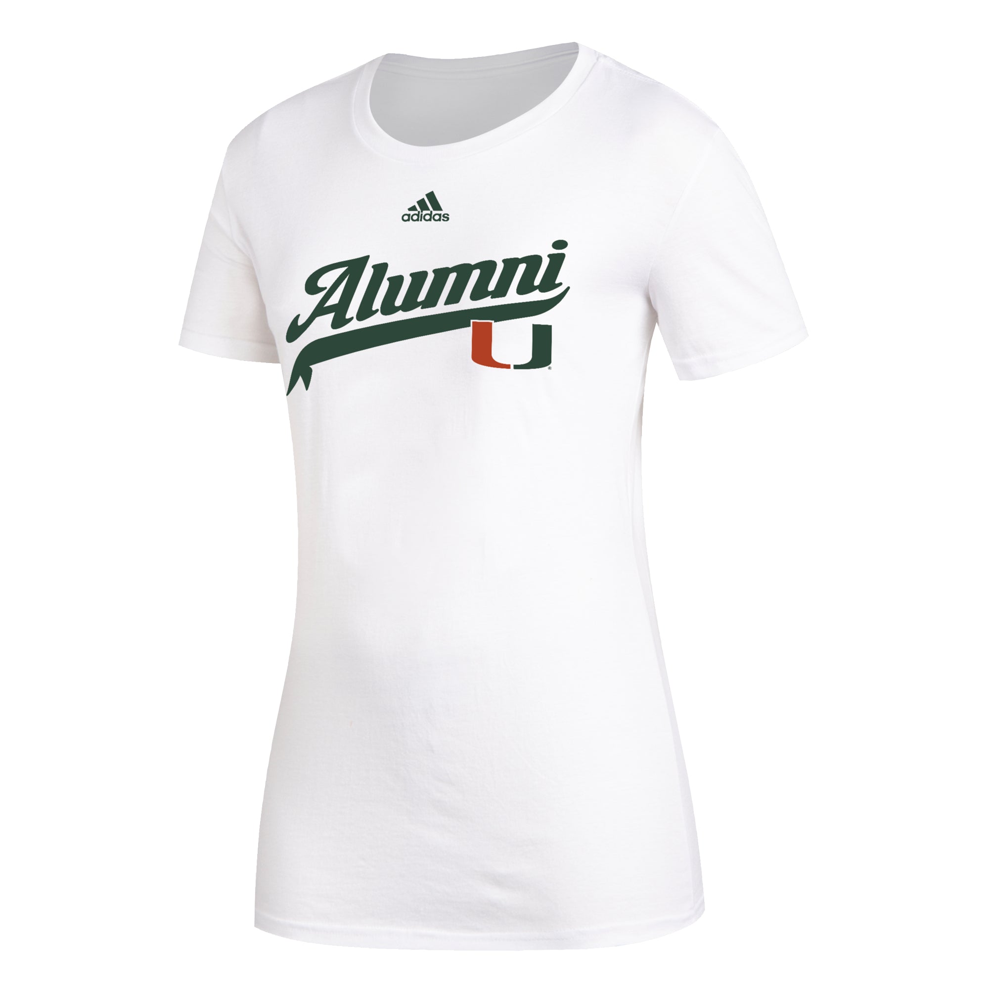 Miami Hurricanes Women's Alumni Amplifier Tee - White