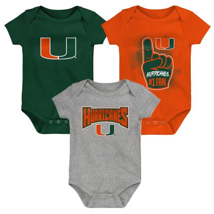 Be miami hurricanes Sports Baby One-Piece for Sale by Kanokhime