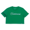 Miami Hurricanes INSZN Crop Top T-Shirt - Green