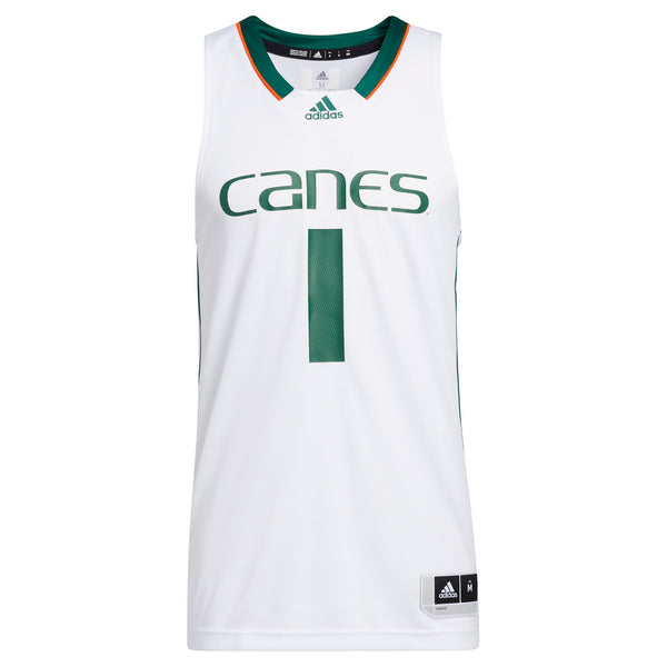 Miami Hurricanes Team-Issued adidas #2 Men's Basketball Jersey