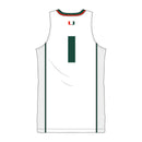 Miami Hurricanes adidas Swingman Basketball Jersey - White