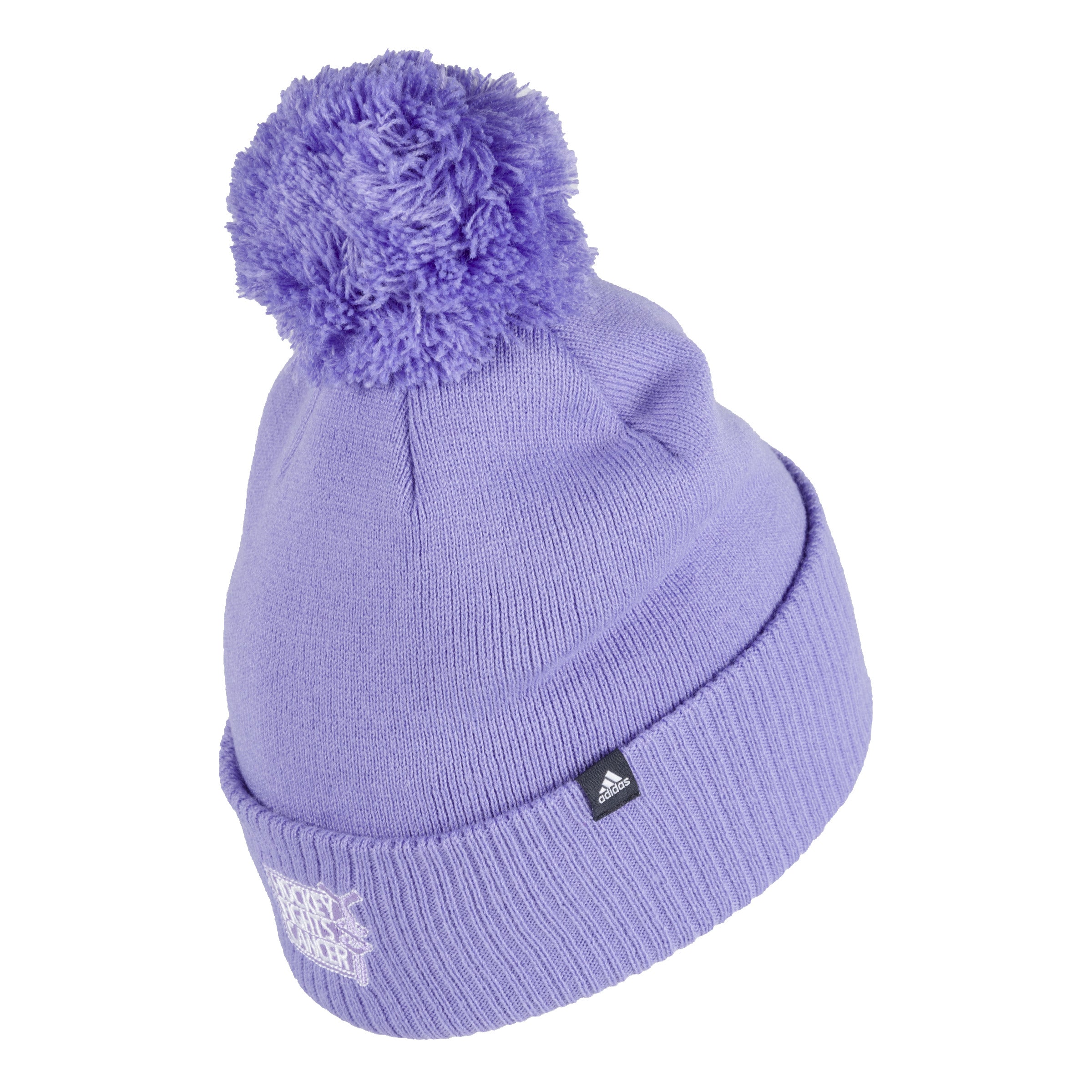 Florida Panthers adidas Hockey Fights Cancer Pom Cuffed Beanie - Purple