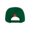 Miami Hurricanes adidas Script Flat Brim Snapback Hat - Green