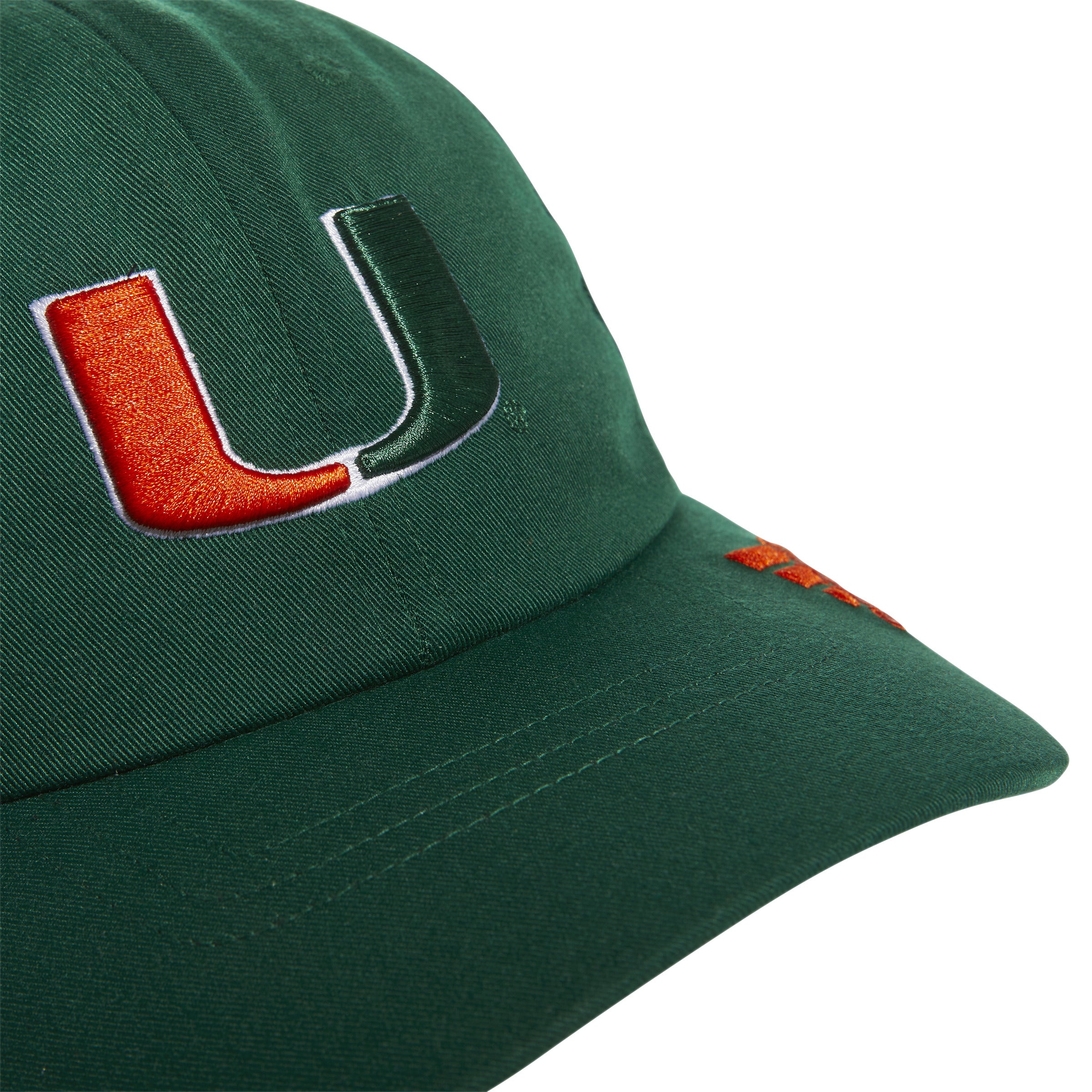 Miami Hurricanes adidas Adjustable Slouch Hat - Green