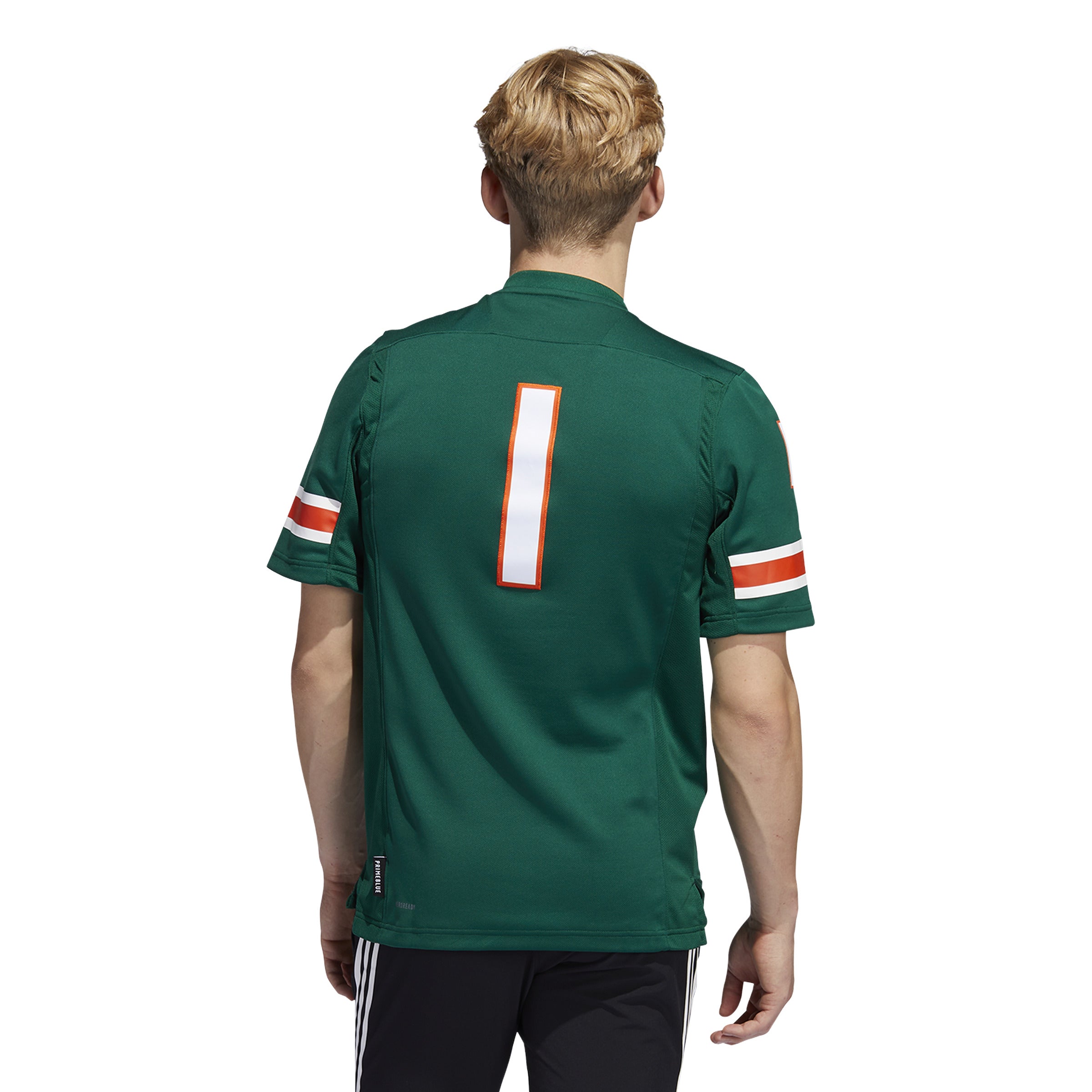 Miami Hurricanes adidas Premier Football Jersey #1 - Green