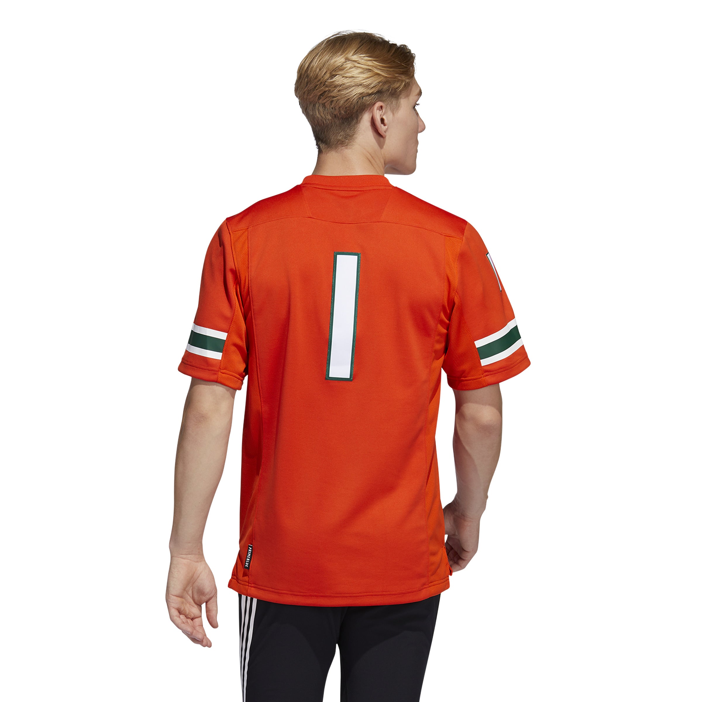 Miami Hurricanes adidas Premier Football Jersey #1 - Orange