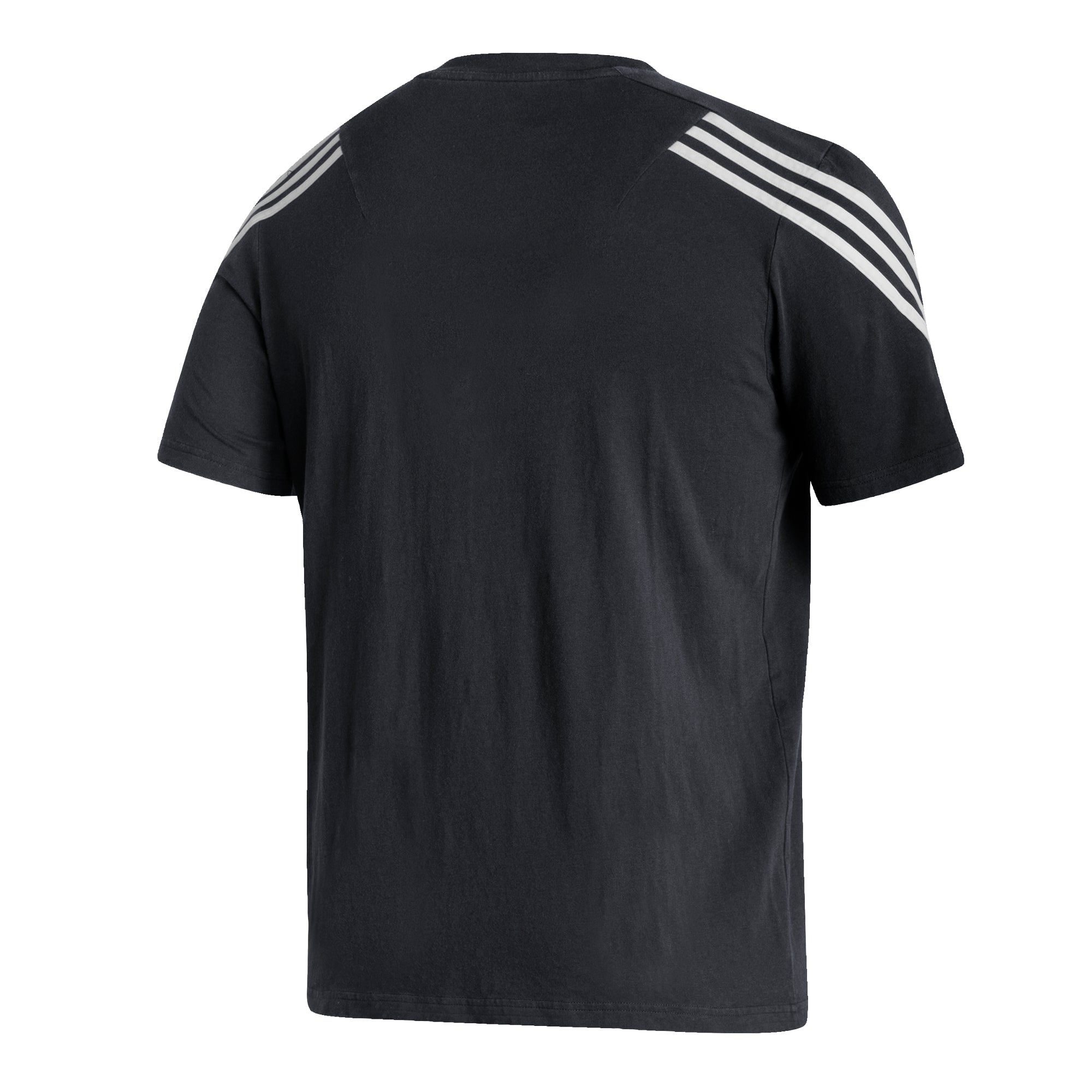 Miami Hurricanes adidas 3-Stripe Fashion T-Shirt - Black