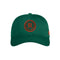 Miami Hurricanes adidas Old English M Shield Slouch Adjustable Hat - Green