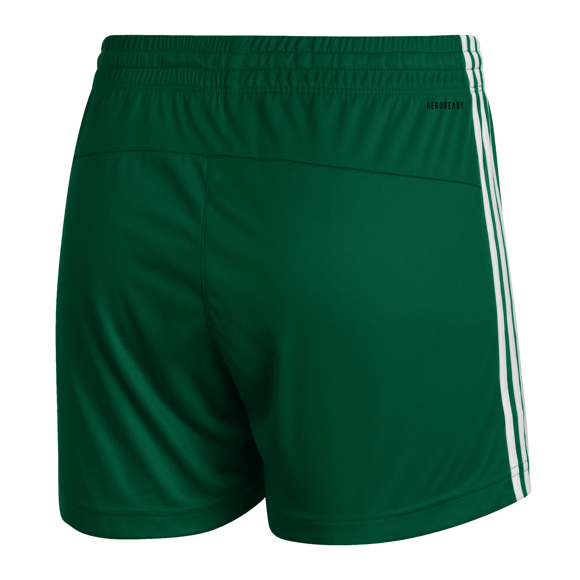Miami Hurricanes Women's adidas AEROREADY Three-Stripe Knit Training Shorts - Green