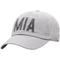 Miami Hurricanes Top of the World Heather District Adjustable Light Grey