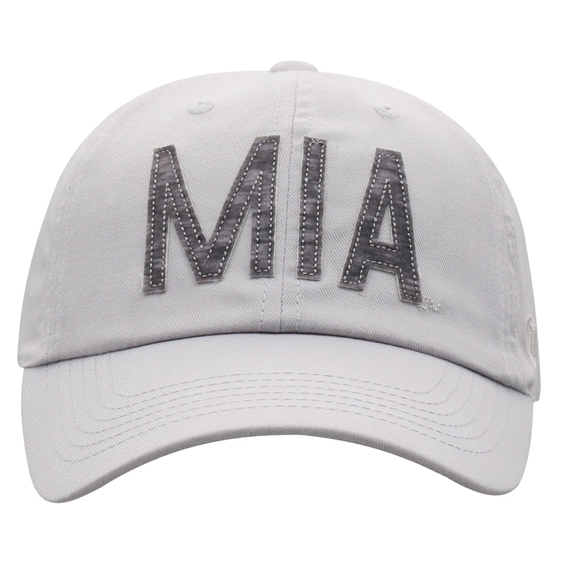 Miami Hurricanes Top of the World Heather District Adjustable Light Grey