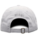 Miami Hurricanes Top of the World Heather District Adjustable Light Grey