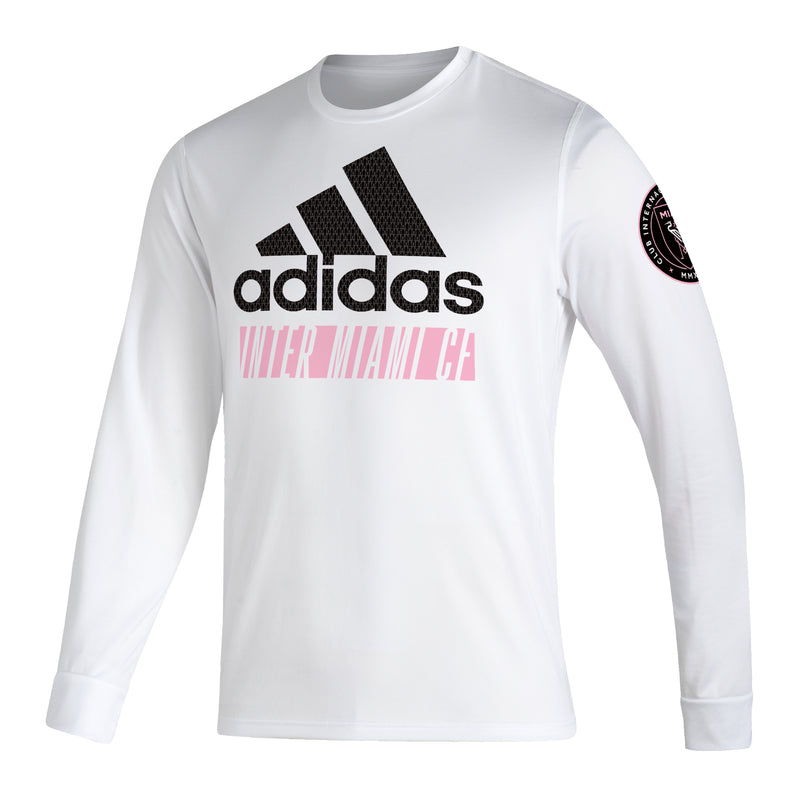 Inter Miami CF 2022 adidas Vintage Creator L/S T-Shirt - White