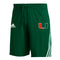 Miami Hurricanes adidas AEROREADY Three-Stripe Knit Training Shorts - Green