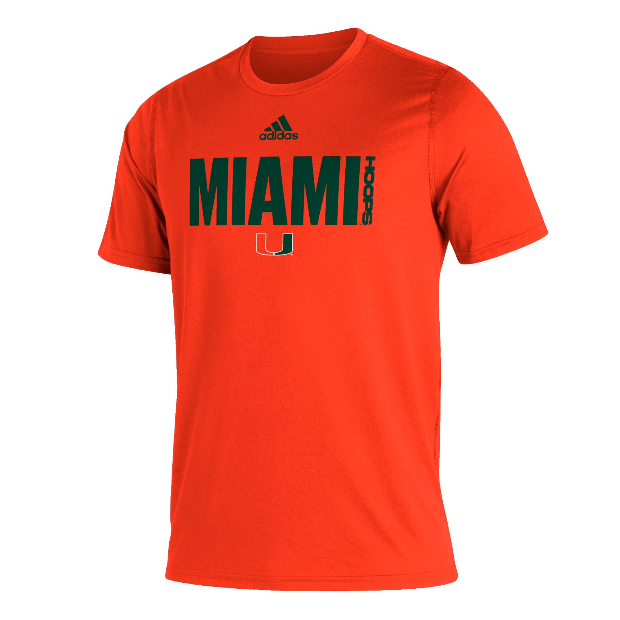 Miami Hurricanes adidas Hoops Creator T-Shirt - Orange