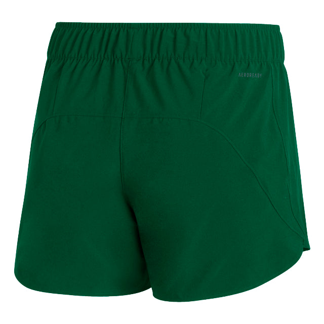 Miami Hurricanes 2023 adidas Women's 3 Inch Woven Shorts - Green