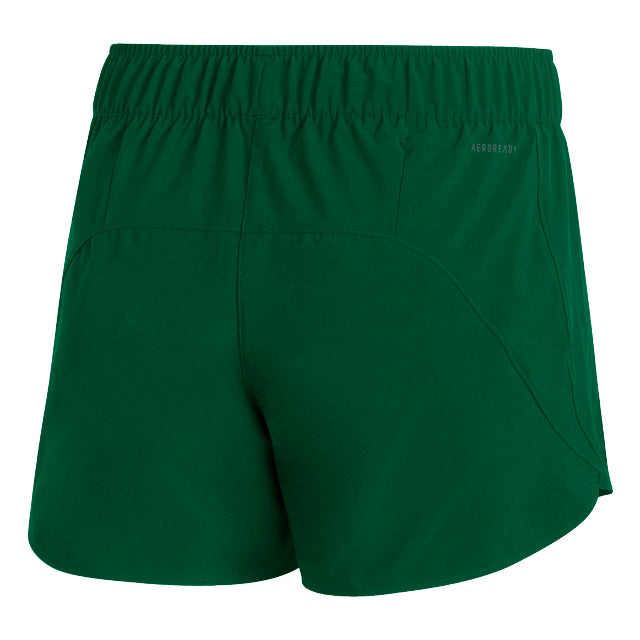 Miami Hurricanes 2023 adidas Women's 3 Inch Woven Shorts - Green