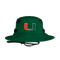 Miami Hurricanes adidas Aeroready Bucket Hat - Green