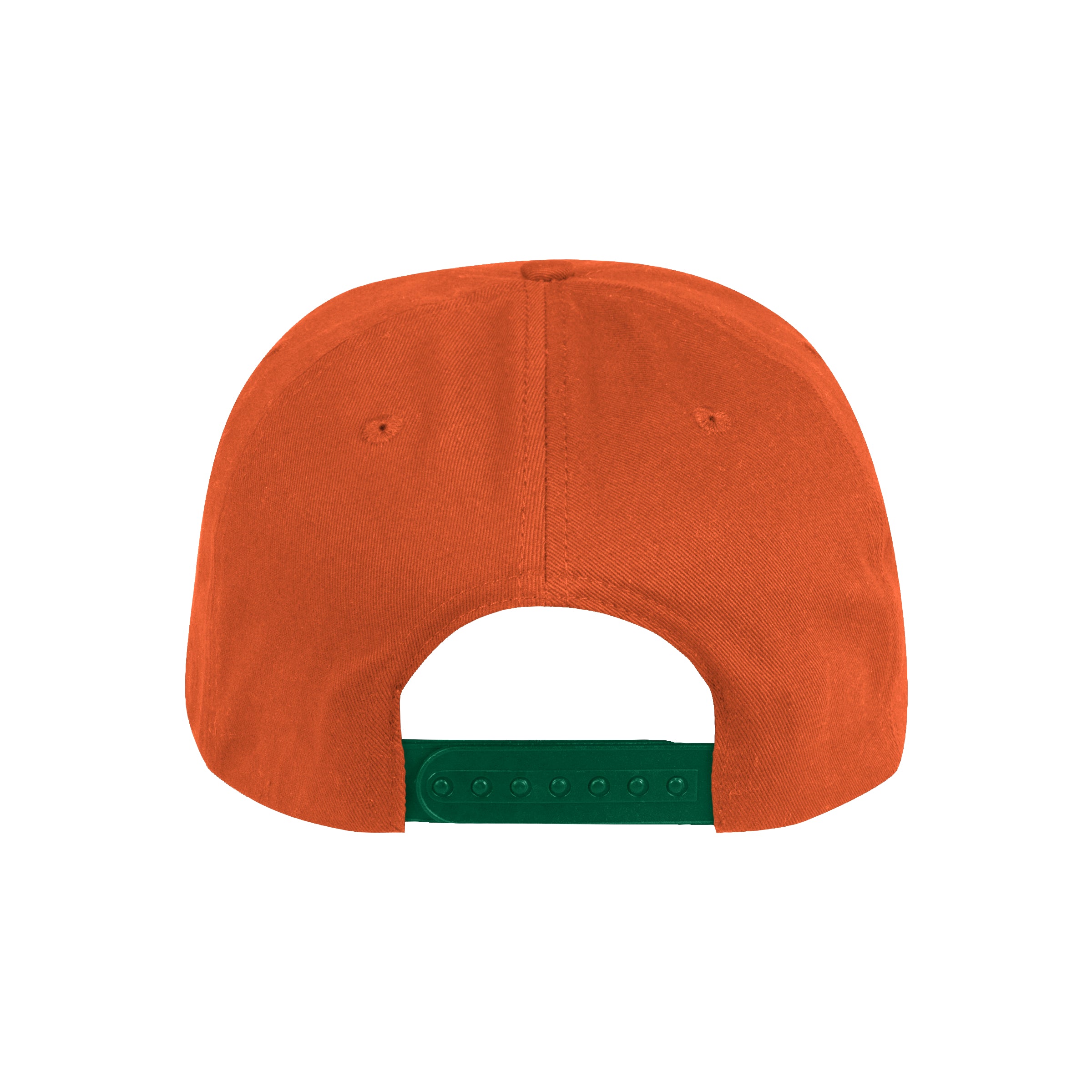 Miami Hurricanes 2022 adidas Primary Logo Flat Brim Snapback Hat - Orange