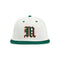 Miami Hurricanes adidas On-Field Baseball Hat - Cream/Green M