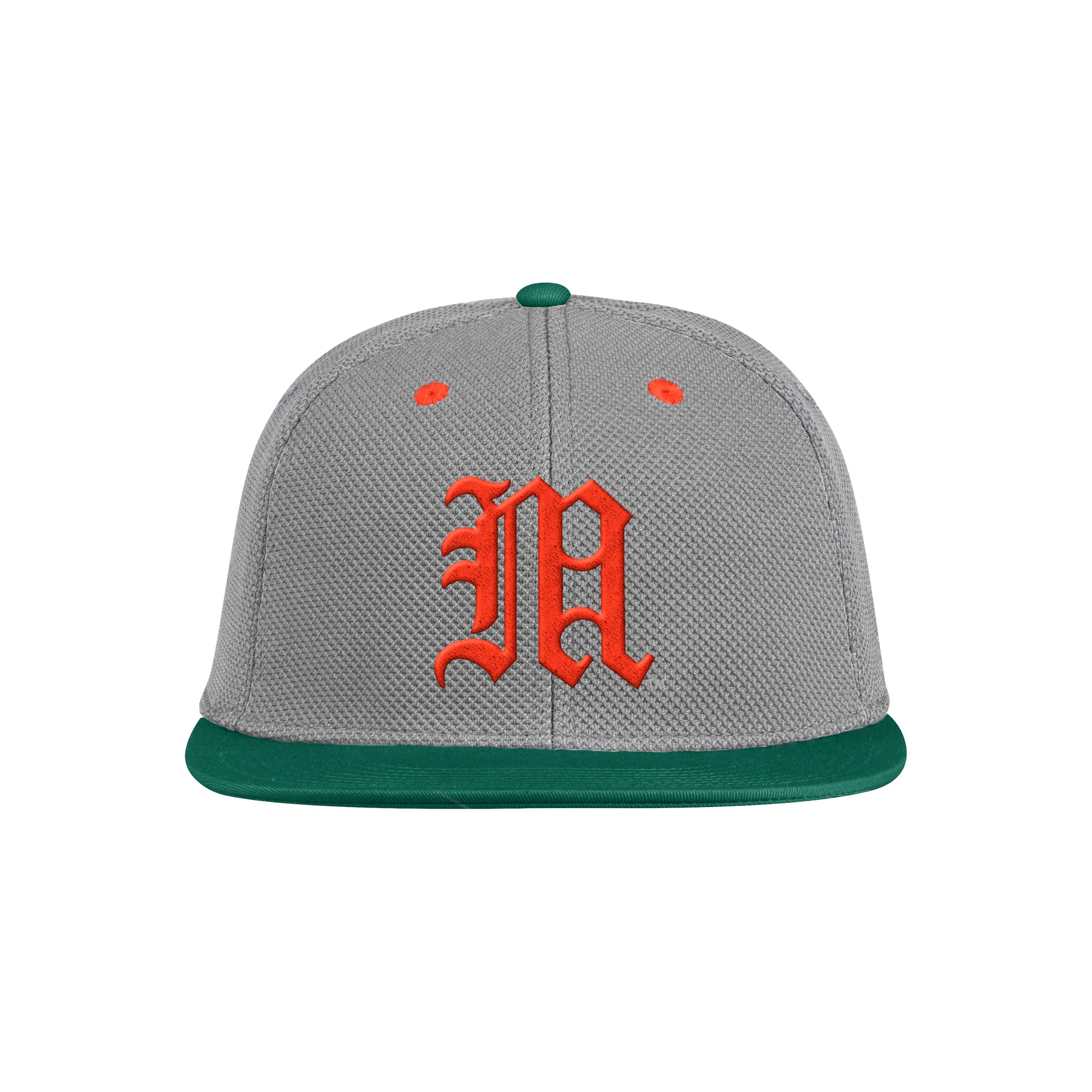 Miami Hurricanes adidas On-Field Baseball Hat - Grey