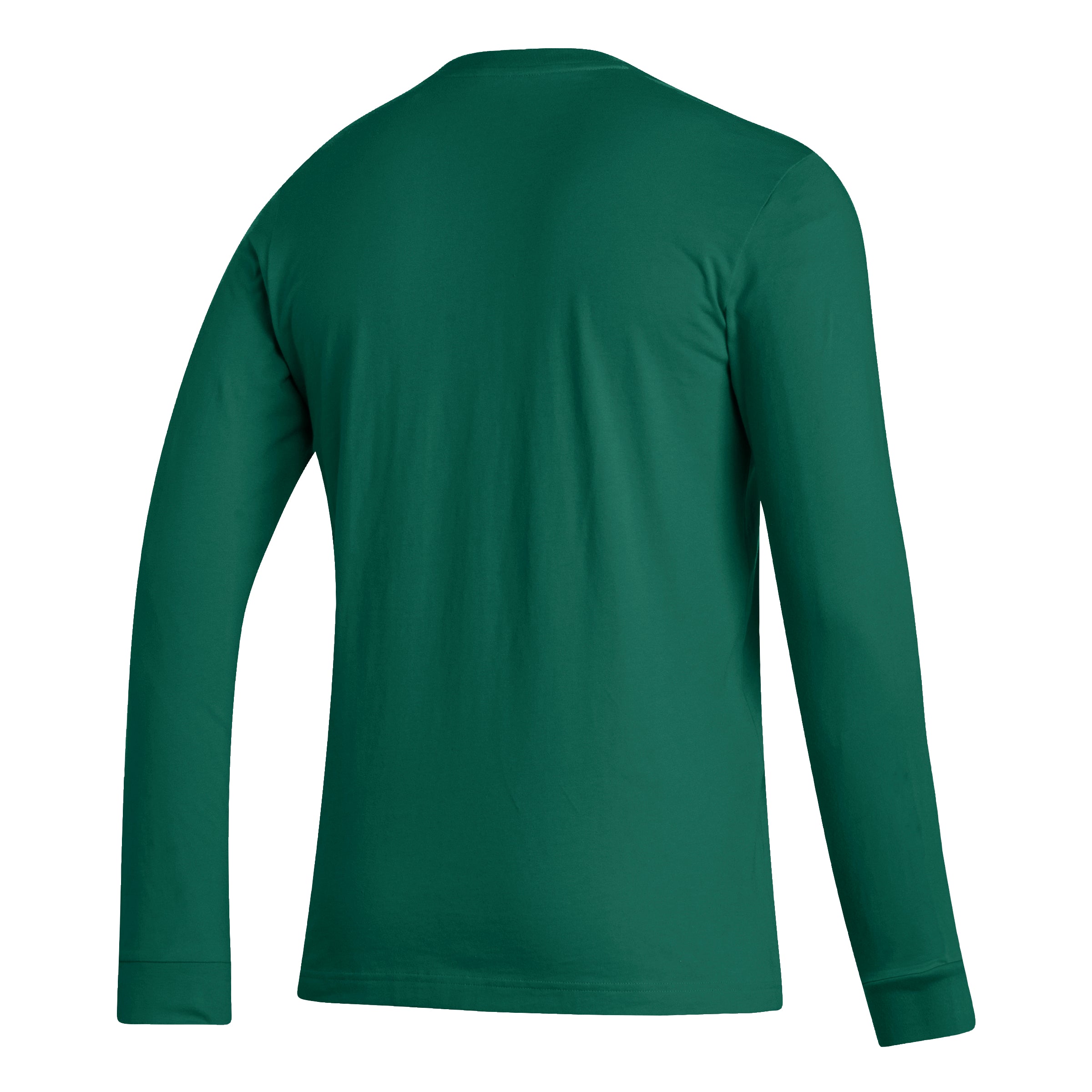 Miami Hurricanes adidas Locker Logo L/S Fresh T-Shirt - Green