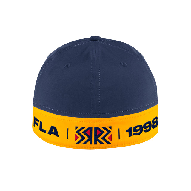 Florida Panthers adidas 2022 Reverse Retro Stretch Fit Hat - Blue