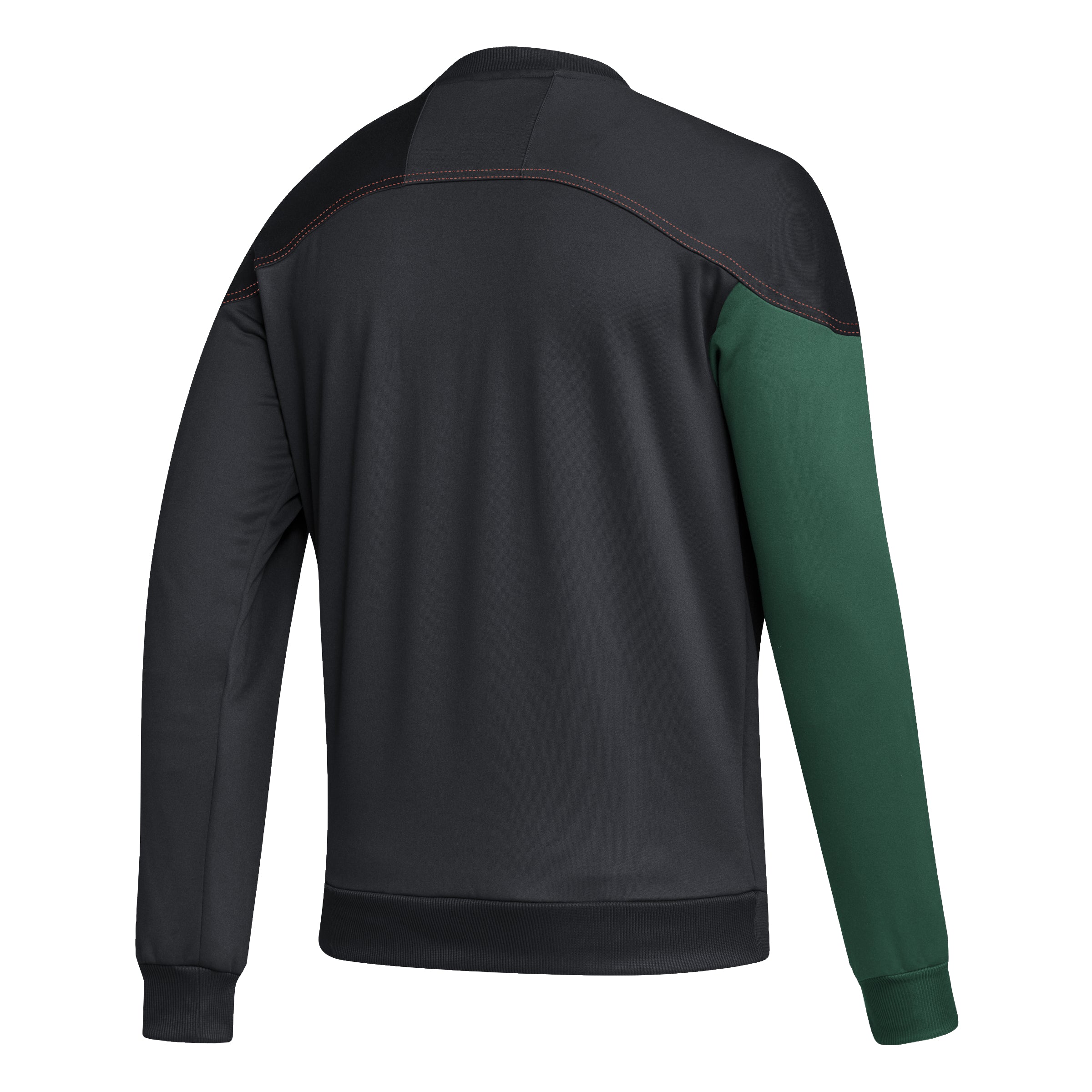 Miami Hurricanes adidas Only the Best Contrast Sleeve Sweatshirt - Black