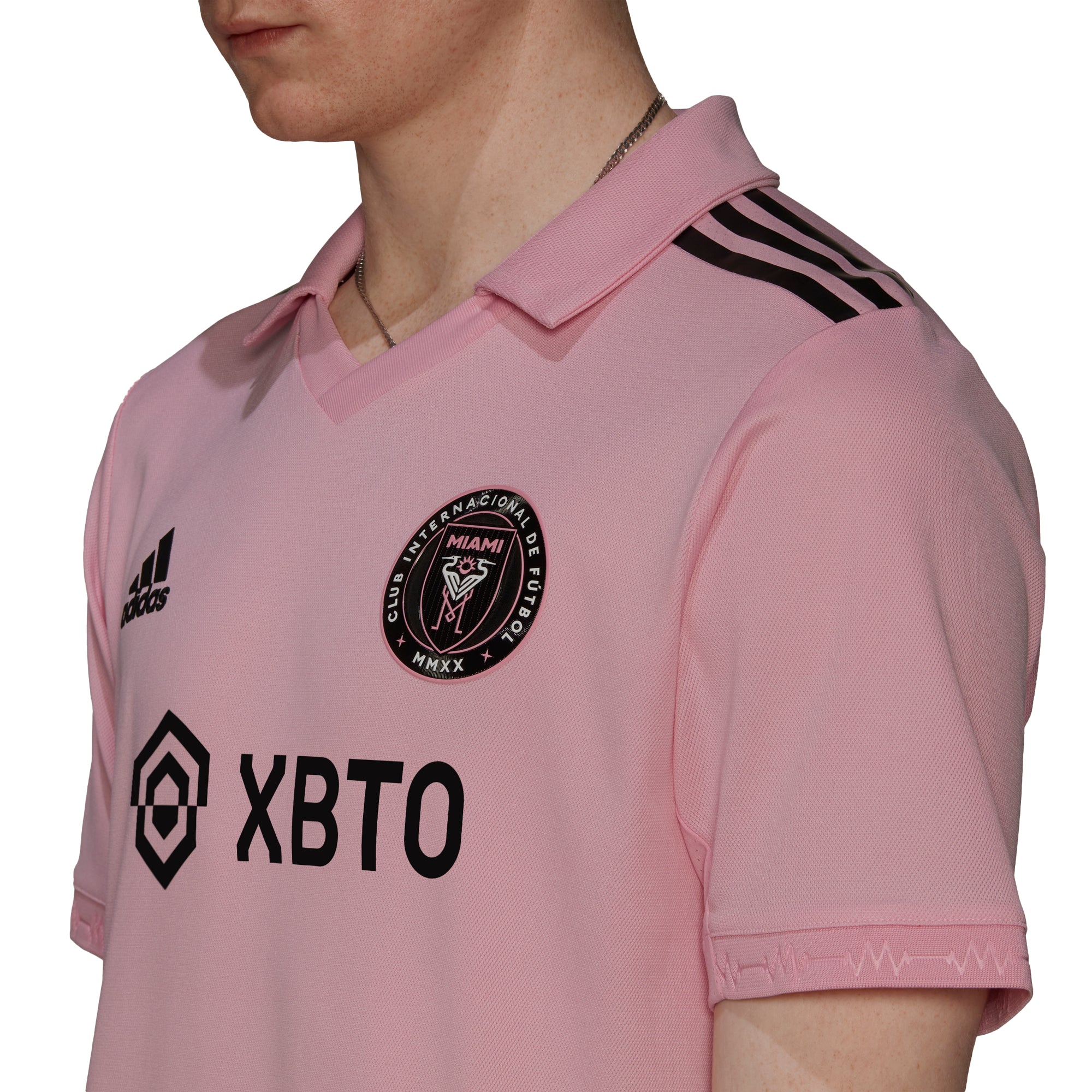 Inter Miami CF adidas 2023 The Heart Beat Kit Authentic Jersey - Pink