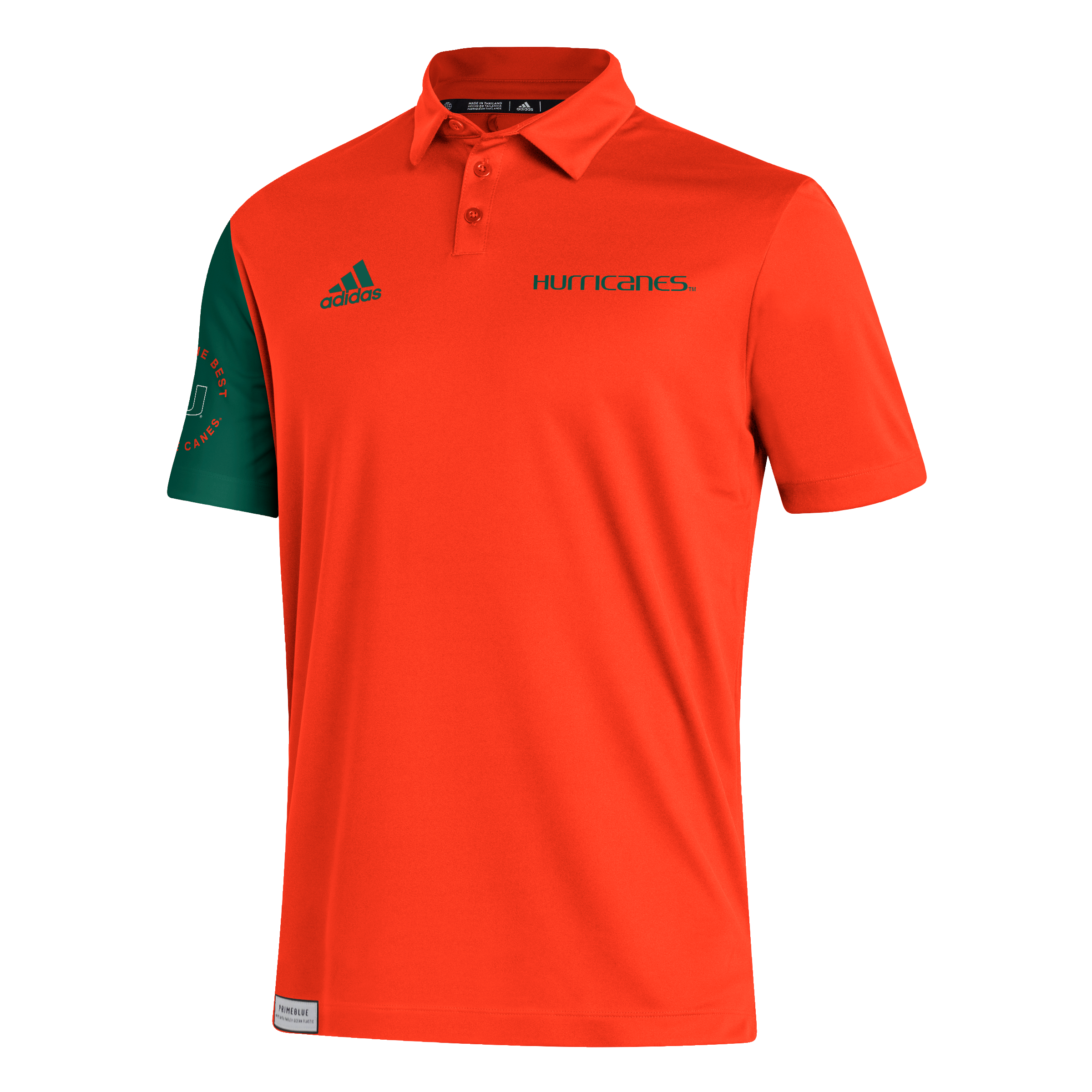 Miami Hurricanes adidas Only The Best Coordinator Polo - Orange