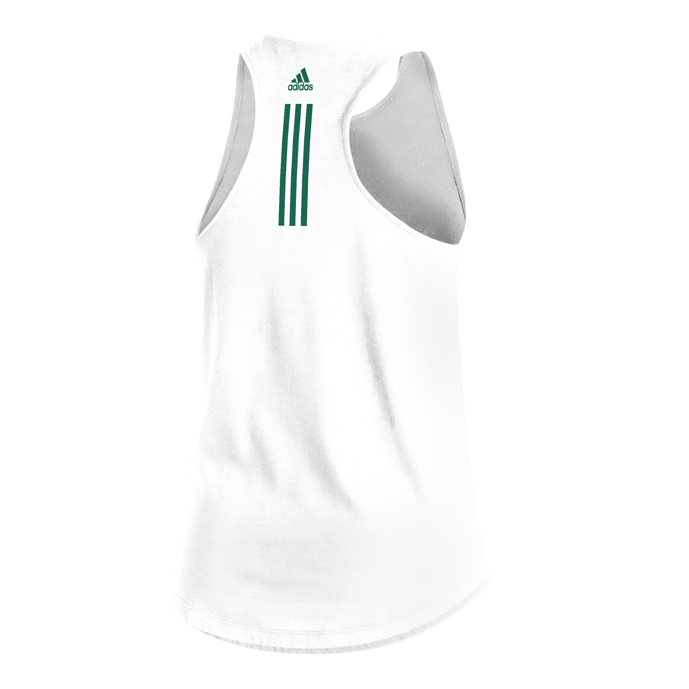 Miami Hurricanes adidas Women's Fashion Racerback Tank Top- White