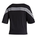 Miami Hurricanes adidas Black Tonal 3-Stripes Fashion T-Shirt - Black