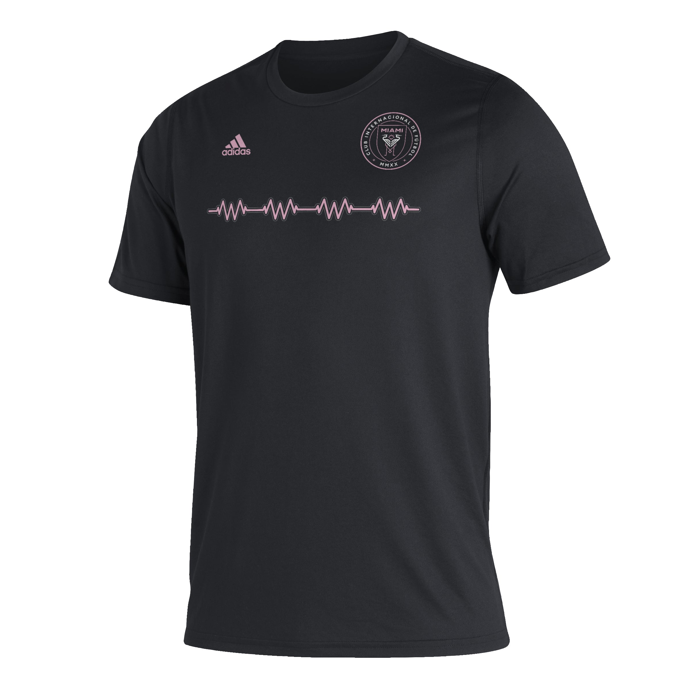 Inter Miami CF 2022 adidas Heartbeat Creator T-Shirt - Black