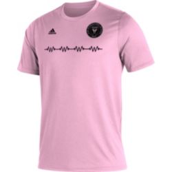 Men's adidas Pink Inter Miami CF 2022 The Heart Beat Kit Authentic Blank  Jersey