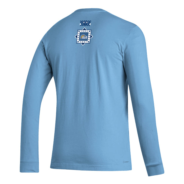 Florida Panthers adidas Reverse Retro 2.0 LS T-Shirt - Sky Blue