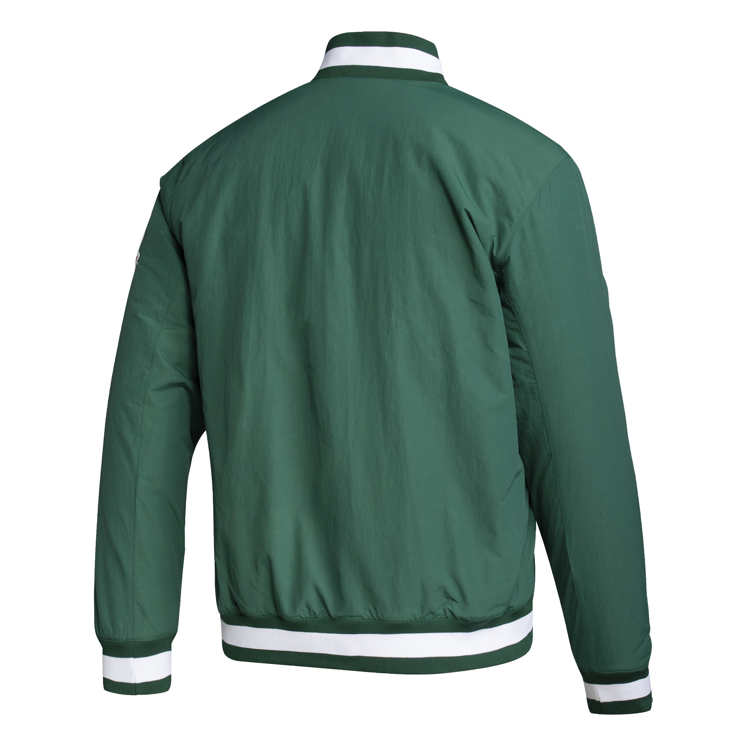 Miami Hurricanes adidas Baseball Coaches Full-Snap Jacket - Green