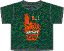 Miami Hurricanes Toddler Hand Off #1 Fan T-Shirt - Green