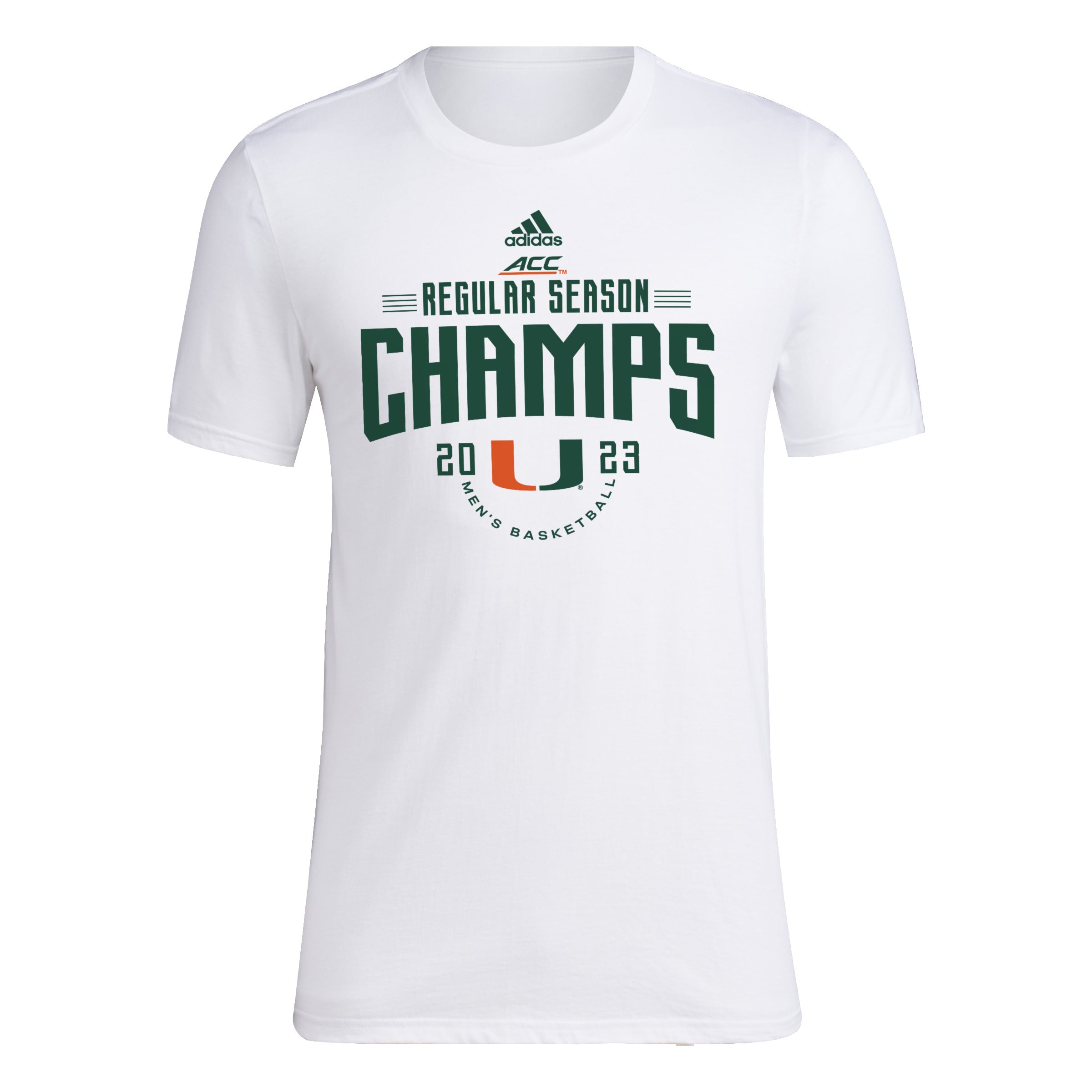 Miami Hurricanes adidas 2023 ACC Conference Champs T-Shirt - White