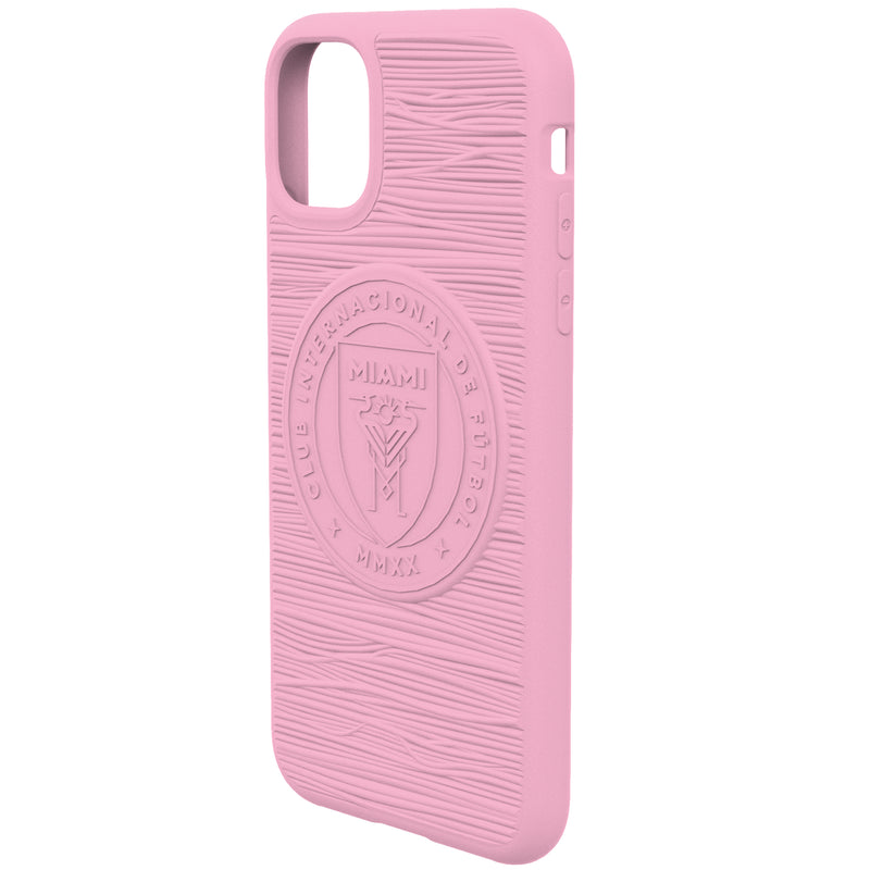 Inter Miami CF 3D Logo Cellphone Case - Pink