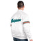 Miami Dolphins Vintage Logo Classic Starter Jacket-  White