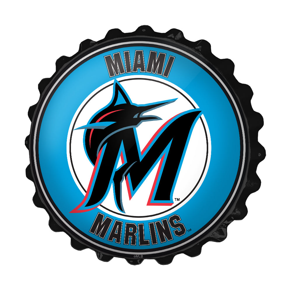 Miami Marlins: Bottle Cap Wall Sign